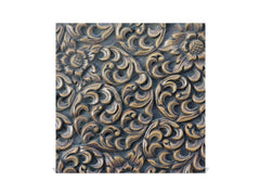 Key Cabinet Storage Box with Frameless Glass White Board KN10 Decorative Surfaces Series: Wooden flowers