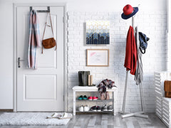 50 Keys Cabinet with Decorative Front Panel and Glass White Board KN06: Textures and tiles 2 Series: Geometric abstraction