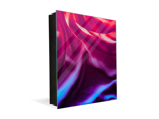 Wall Mount Key Box together with Decorative Dry Erase Board KN09 Colourful Variety Series: Colourful silk