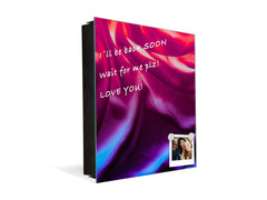 Wall Mount Key Box together with Decorative Dry Erase Board KN09 Colourful Variety Series: Colourful silk