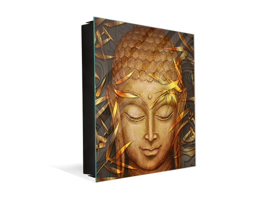 Petite armoire pour clés avec motif au choix K01 Lignes concentriques