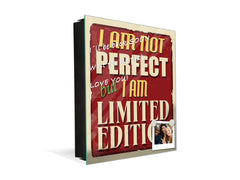 Tableau en verre avec surface magnétique et cadre pour clés K16 Doodle textes Édition limitée