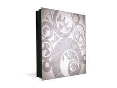 Wall Mount Key Box together with Decorative Dry Erase Board K14 Worldly motives: Wheel of time