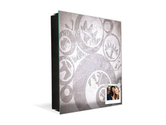 Wall Mount Key Box together with Decorative Dry Erase Board K14 Worldly motives: Wheel of time