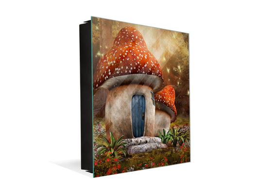 Boîte porte-clés dotée de 50 crochets pour petite entreprise K11 Maison des champignons