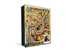 Moderno Armario para Llaves K01 Líneas concéntricas