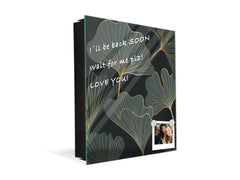 Petite armoire pour clés avec motif au choix K01 Lignes concentriques