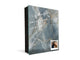 50 Key lock Box storage holder with Decorative front glass panel KN01 Marbles 1 Series: Grey grunge stone