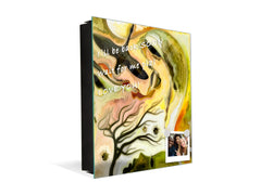 Petite armoire pour clés avec motif au choix K01 Lignes concentriques