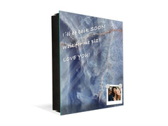 Petite armoire pour clés avec motif au choix K01 Lignes concentriques