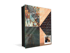 50 Keys Cabinet with Decorative Front Panel and Glass White Board KN06: Textures and tiles 2 Series: Diverse tile pattern