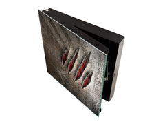 Porte-clés décoratif avec tableau à surface magnétique K09 Griffes griffures