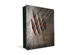 Porte-clés décoratif avec tableau à surface magnétique K09 Griffes griffures