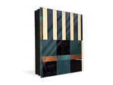 50 Keys Cabinet with Decorative Front Panel and Glass White Board KN06: Textures and tiles 2 Series: Abstract wallpaper
