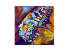 Petite armoire pour clés avec motif au choix K01 Lignes concentriques