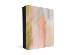 Decorative key Storage Cabinet with Glass White Board KN07: Versatile artistic backdrop