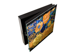 Key Cabinet together with Magnetic Glass Markerboard KN12 Paintings Series: Abstract painting composition