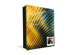 Wall Mount Key Box together with Decorative Dry Erase Board KN09 Colourful Variety Series: Colorful wavy design 2