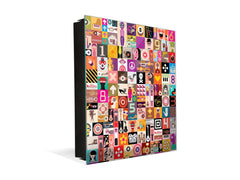 Steel key storage locker K01 Art Collage 2