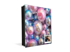 Wall Mount Key Box together with Decorative Dry Erase Board KN09 Colourful Variety Series: Shiny pearls 1