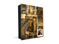 Decorative key Storage Cabinet K01 Background squares