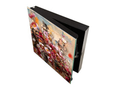 Decorative Key Organizer K08 Autumn Flowers