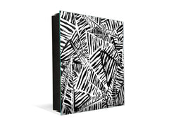 Petite armoire pour clés avec motif au choix K01 Triangles et rayures