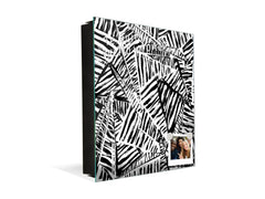 Petite armoire pour clés avec motif au choix K01 Triangles et rayures