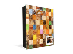 Armario de llaves con decoración a elegir K10 Patrones de madera