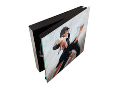 Petite armoire pour les clés avec décoration au choix K13 Danseurs de tango