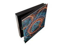 Dekorative Key Box K01 Konzentrische Linien