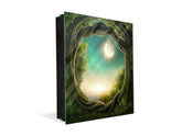 Armadietto chiavi con decorazione a scelta K05: Foresta oscura incantata