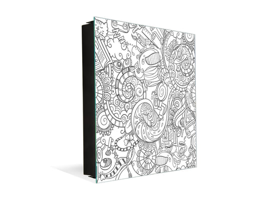 Wall Mount Key Box together K12 Morning routine