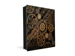 Porte-clés décoratif avec tableau à surface magnétique K10 Steam punk