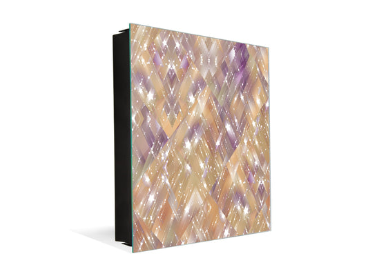 Wall Mount Key Box together with Decorative Dry Erase Board KN09 Colourful Variety Series: Vintage mosaic