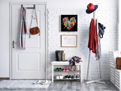 Petite armoire pour les clés avec décoration au choix K13 Créature de coeur liquide