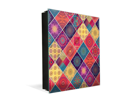 Wall Mount Key Box together K01 Moroccan motifs