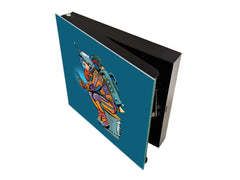 Wandmontierter Schlüsselhalter K11 Retro astronaut