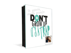 Tableau en verre avec surface magnétique et cadre pour clés K07 Quote poster