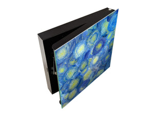 Key Cabinet Storage Box K01 Abstract Van Gogh