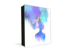 50 Key lock Box storage holder K13 Woman silhouette