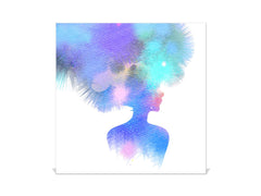 50 Key lock Box storage holder K13 Woman silhouette