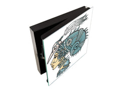 Petite armoire pour les clés avec décoration au choix K13 Chaman femme