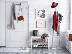 Petite boîte pour clés en métal avec motif décoratif K12 Capteur de rêves de crâne