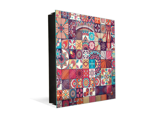 Key Cabinet Storage Box K01 Indian motifs
