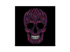 Wall Mount Key Box together K12 Human skull from flowers