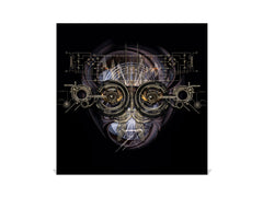 Petite boîte de décoration pour clés avec images au choix K05 Visage de cyborg