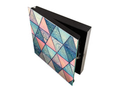 Elegante Caja de Llaves con decoración a tu gusto K12 Mandala dibujado a mano