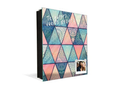 Elegante Caja de Llaves con decoración a tu gusto K12 Mandala dibujado a mano