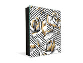 Key Lock Box Storage Holder K08 Gold Rose Flowers